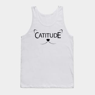 Catitude Gatitud style design Tank Top